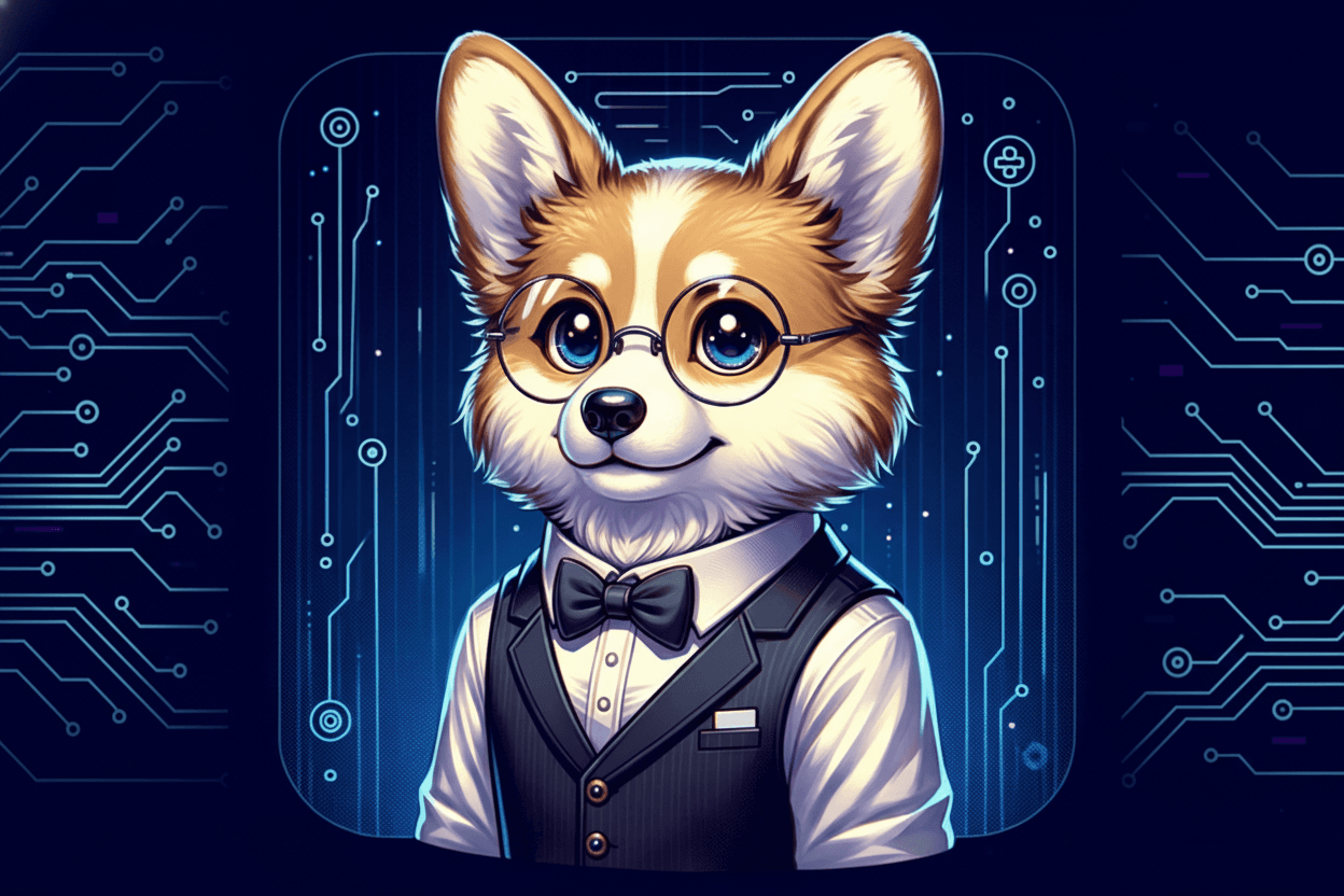 Nina — the digital corgi